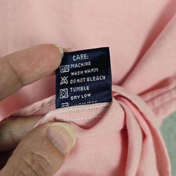 Ralph Lauren Sport Shirt Men Size 14 Pink Button Down Long Sleeve - Picture 6 of 9